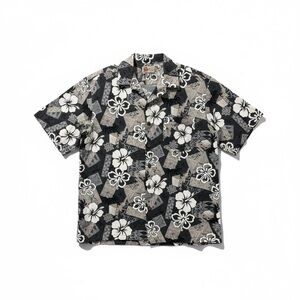 Hilo Hattie Hawaiian Original Aloha Graphic Cabana Resort Cruise Shirt Men’s L